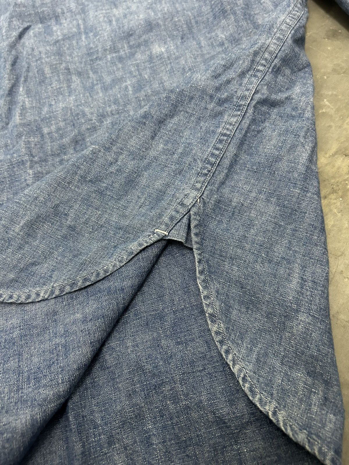Japanese Brand × Nigel Cabourn Nigel Cabourn Denim Pullover Size US S / EU 44-46 / 1 - 8 Thumbnail