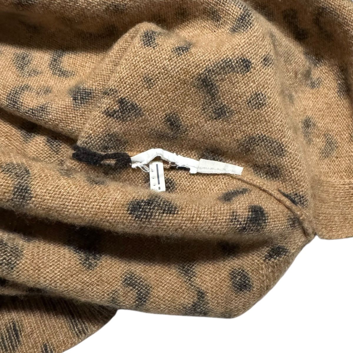 J.Crew J. Crew Leopard Print Cashmere Sweater Women's Large Size L / US 10 / IT 46 - 5 Thumbnail