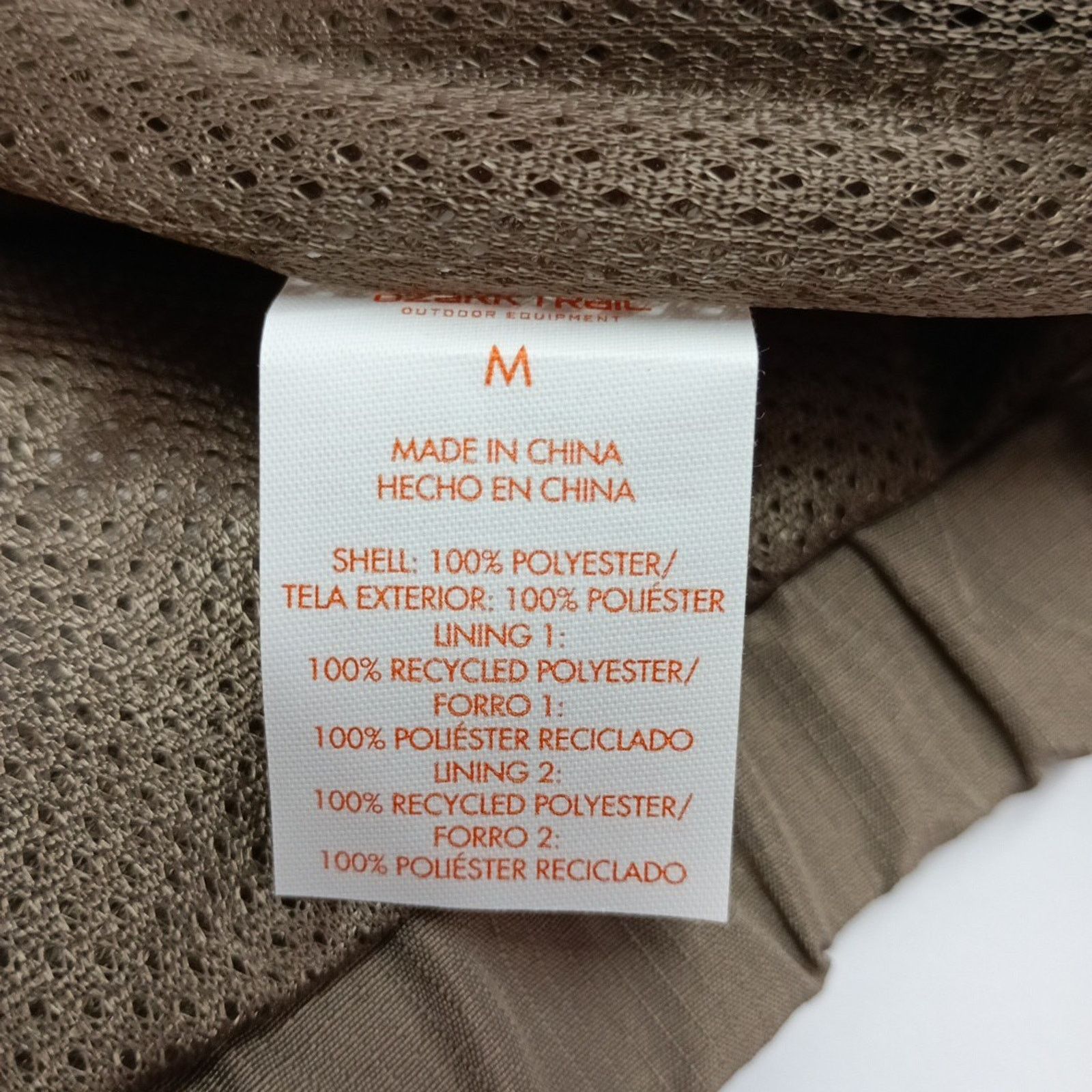 Other Ozark Trail Windbreaker Jacket Men M Taupe Falls Zip Pockets Size US M / EU 48-50 / 2 - 9 Thumbnail