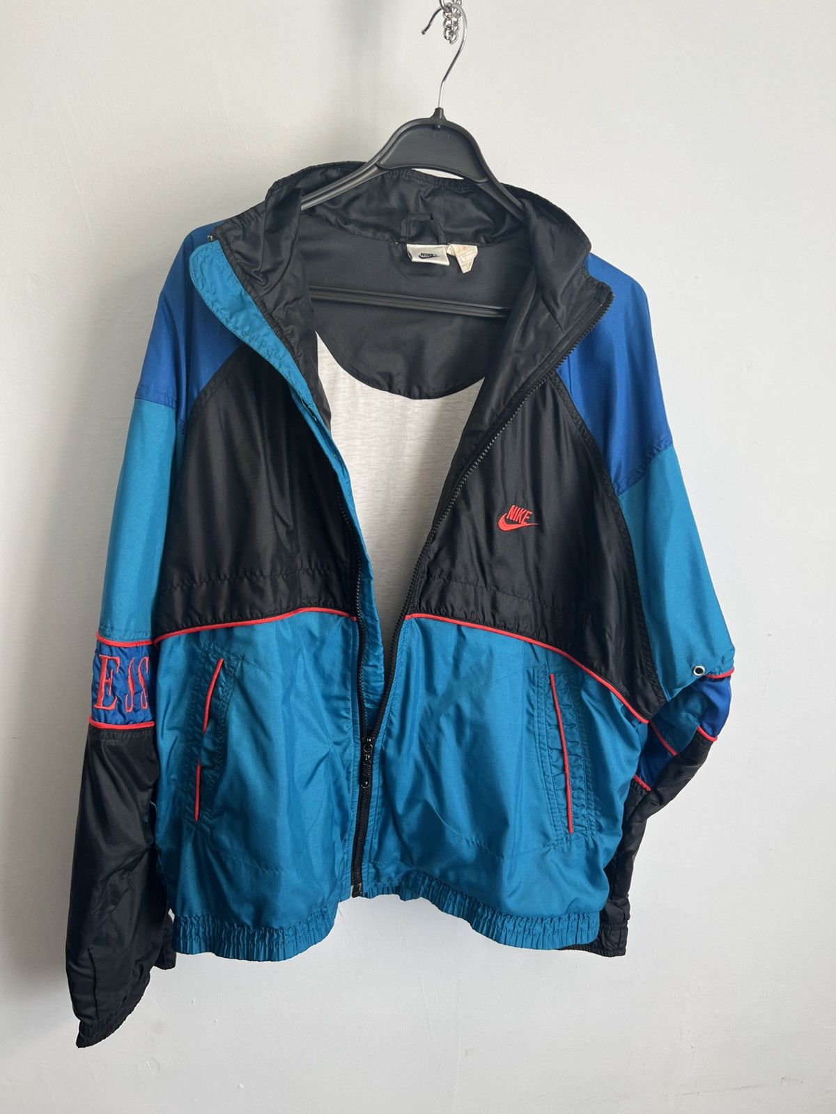 Nike Vintage Nike Track Jacket 90s Big Logo Swoosh Size US M / EU 48-50 / 2 - 4 Thumbnail