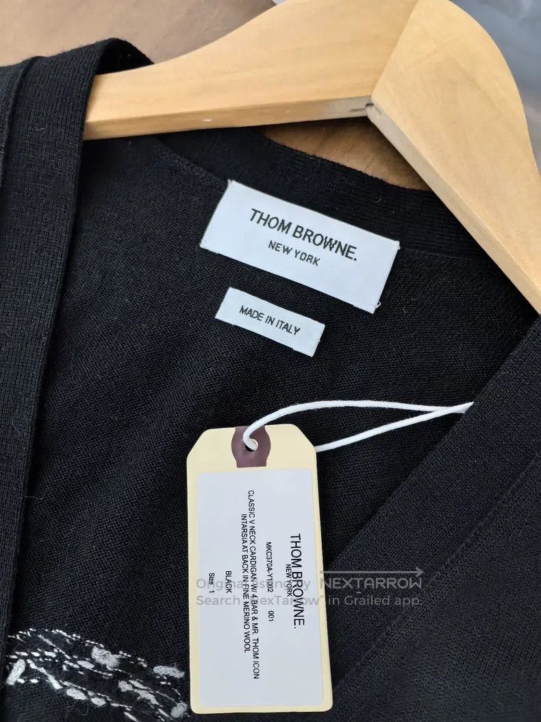 Thom Browne Thom Browne Matchstick Sleeve Cardigan Size US S / EU 44-46 / 1 - 2 Thumbnail