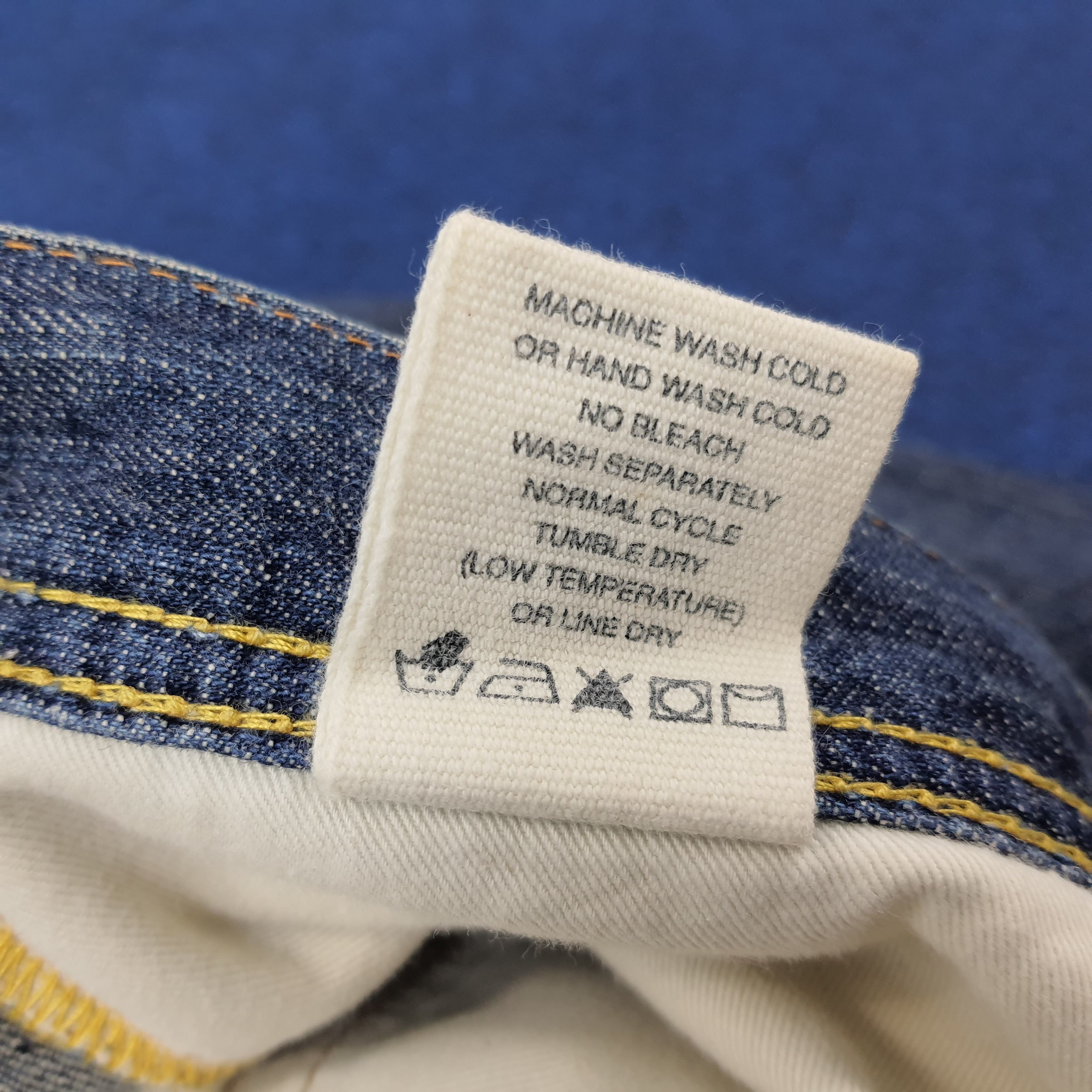 Japanese Brand × Vintage Vintage Evisu Paris France Custom Daicock Jeans Size US 31 - 9 Thumbnail