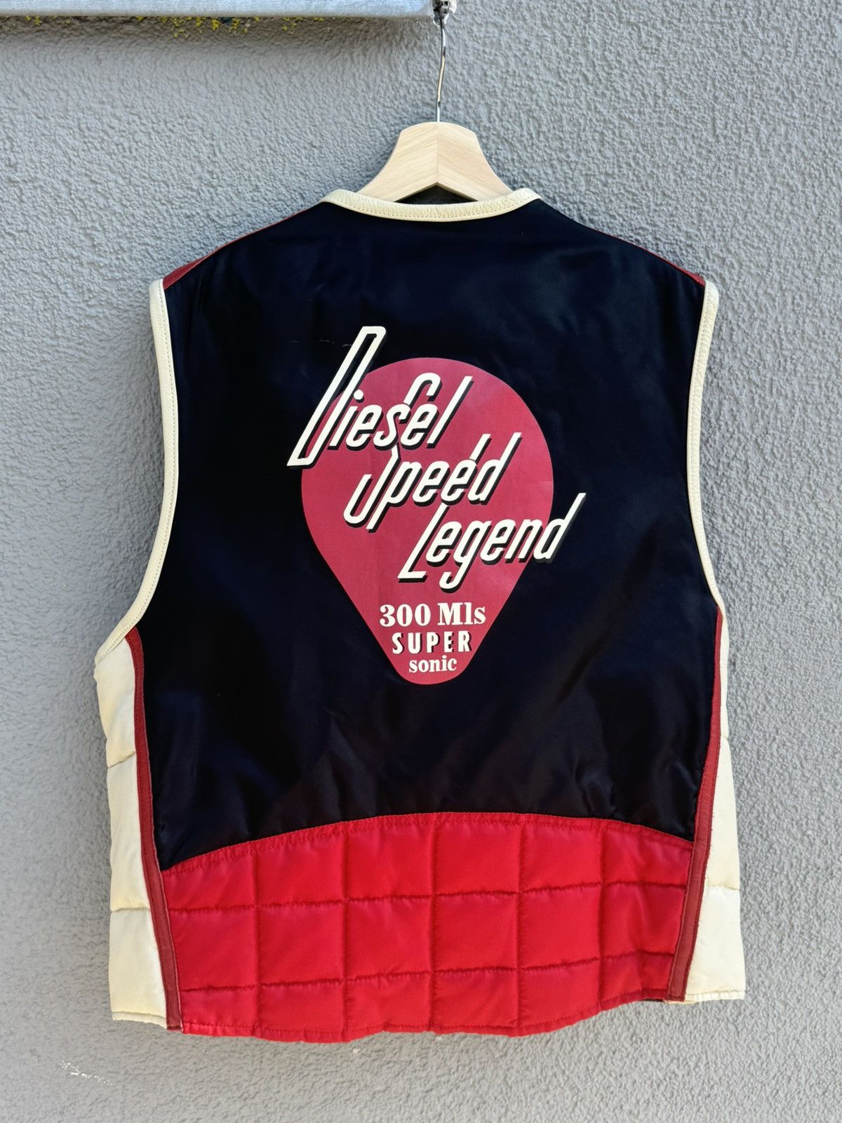 Diesel × Diesel Black Gold Diesel Leather Vest Performance 300 M1s Super Sonic Size Size US XL / EU 56 / 4 - 2 Thumbnail