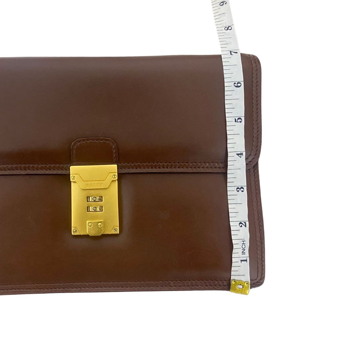 Bally × Vintage Bally Vintage leather clutch Size 46 - 8 Thumbnail