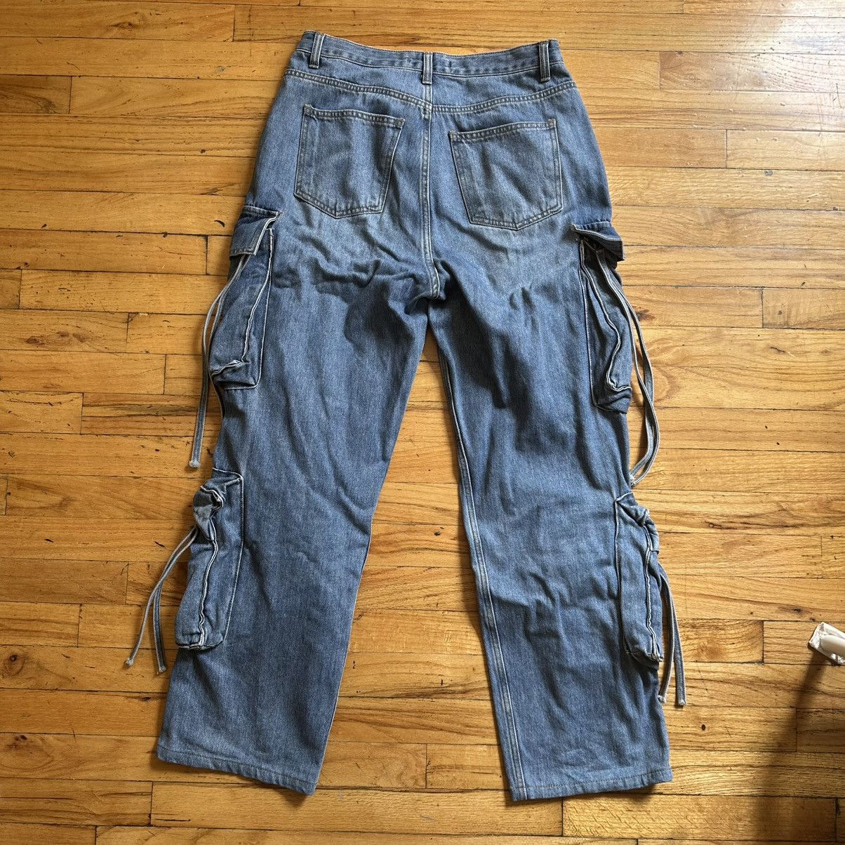 Frankie Shop Parker cargo denim pants Size 29" - 4 Thumbnail