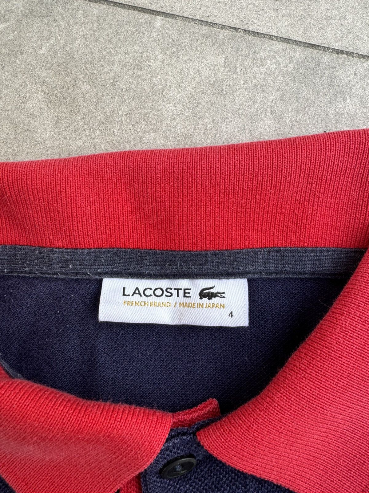 Lacoste Lacoste Polo Japan Edition Size US S / EU 44-46 / 1 - 5 Thumbnail