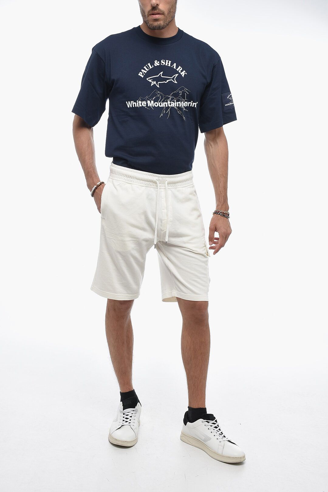 C.P. Company og1mm1024 Brushed Cotton Short in White Size US 36 / EU 52 - 4 Thumbnail
