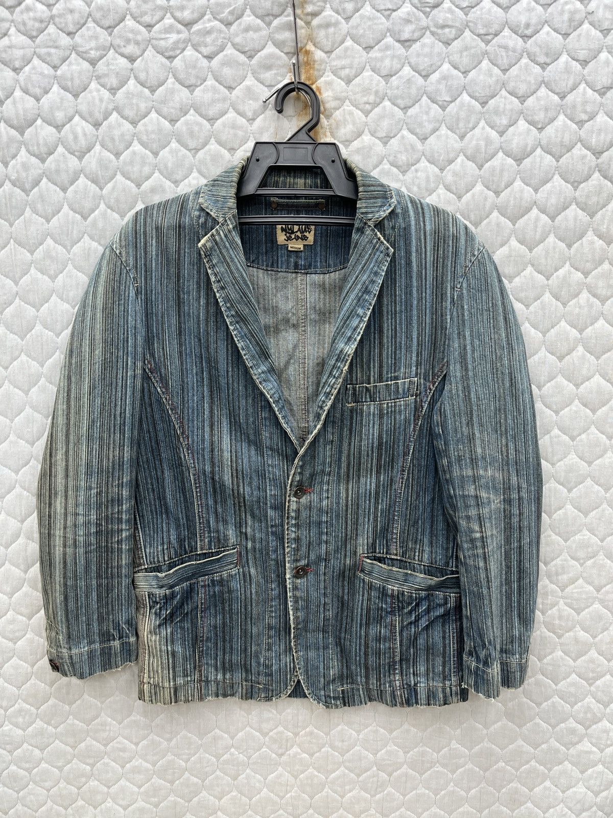 Vintage 🔥🔥🔥STEALS VTG NYLAUS JEANS DENIM JACKET Size M / US 6-8 / IT 42-44 - 1 Thumbnail