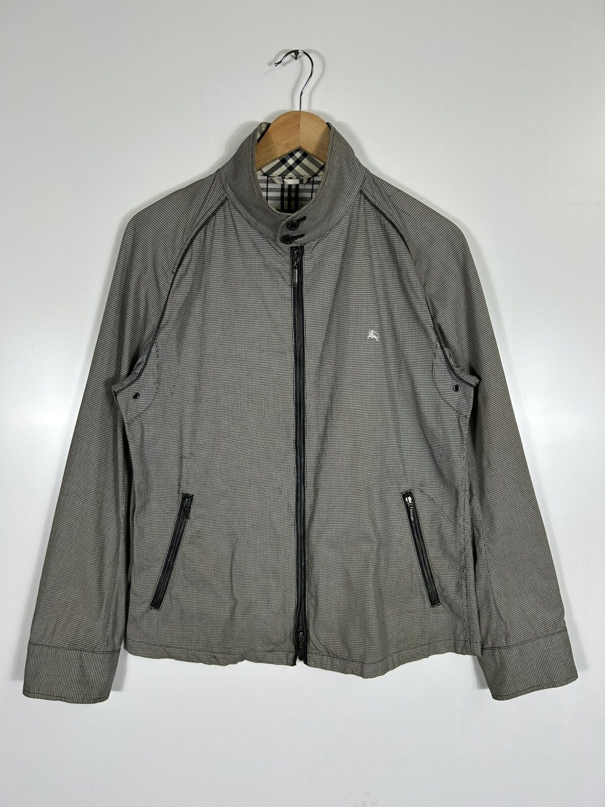 Burberry Army Green Gabardine Reversible Jacket | Grailed