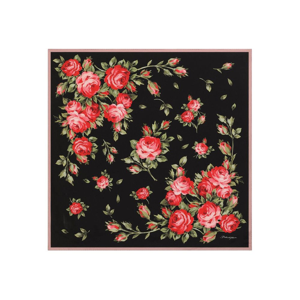 Dolce & Gabbana Dolce & Gabbana BLACK Scarves Size ONE SIZE - 1 Thumbnail
