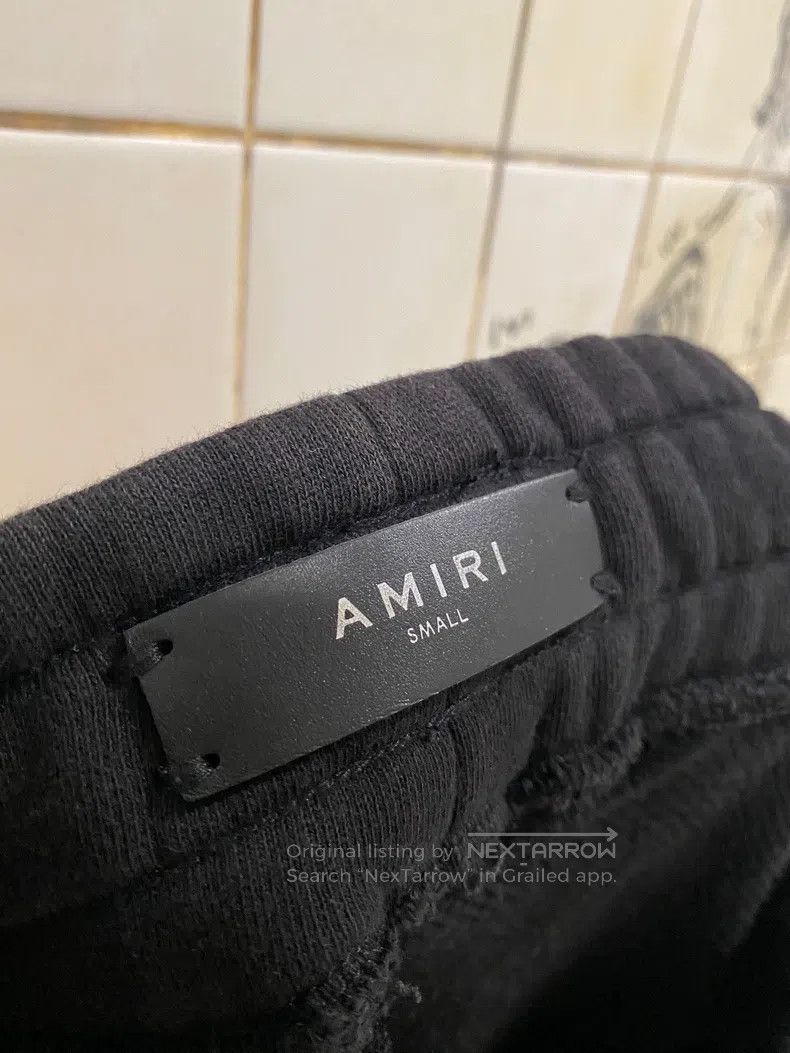 Amiri Amiri size S Classic heavy-duty destroyed knee leather pat Size US 27 - 7 Thumbnail