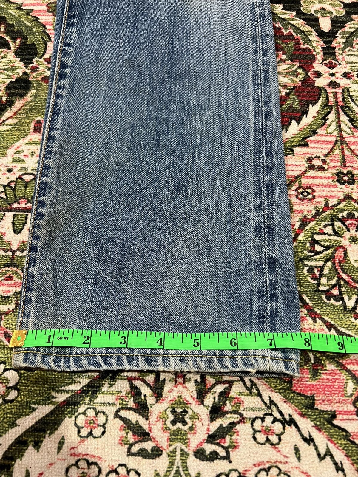 Levi's VINTAGE LEVIS 505 E LVC SELVEDGE DISTRESSED WASHED JEANS Size US 32 / EU 48 - 17 Thumbnail