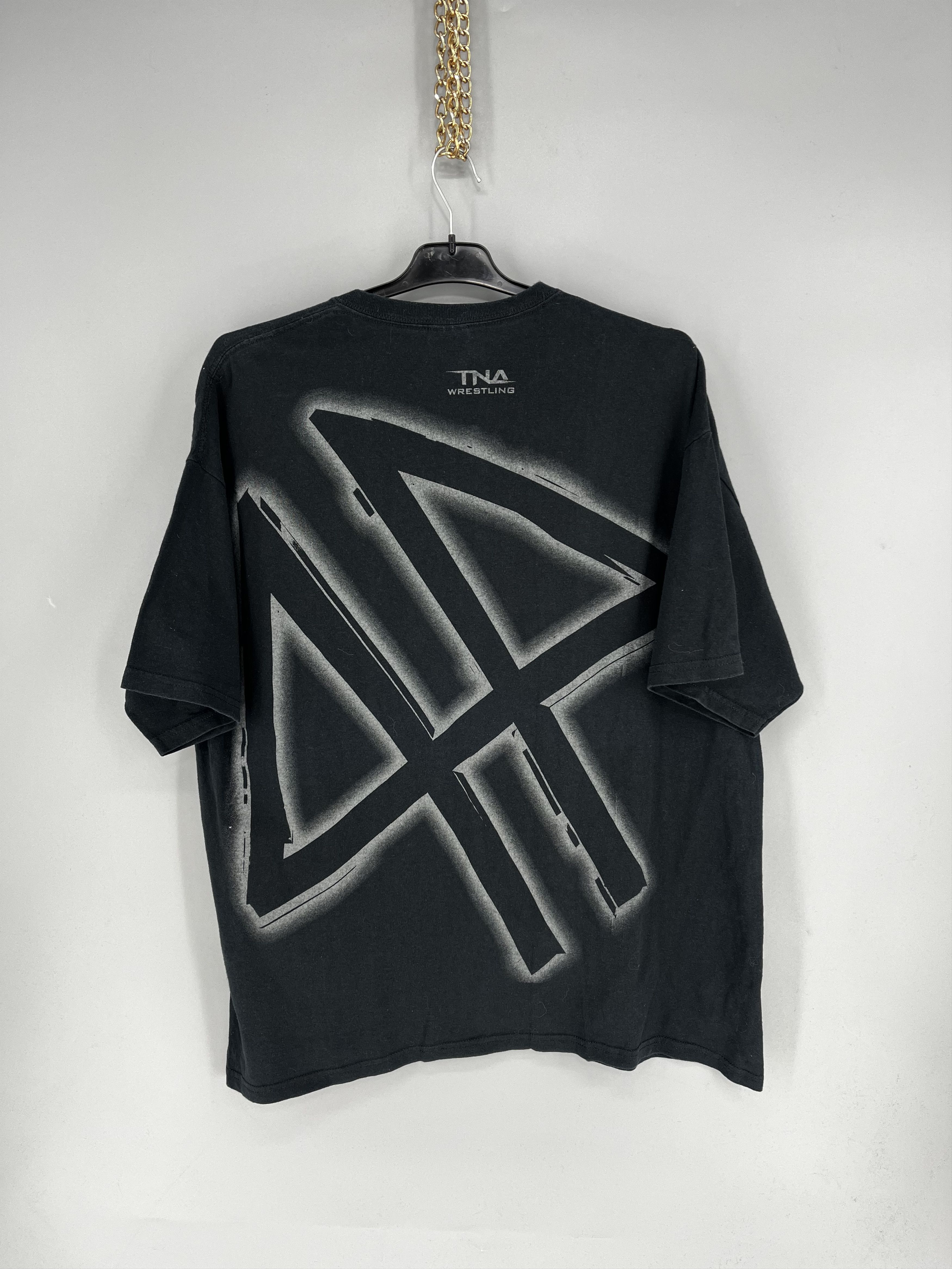 Vintage Fortune TNA Wrestling T Shirt - Sz. L - Black Ric Flair AJ Size US XL / EU 56 / 4 - 7 Thumbnail