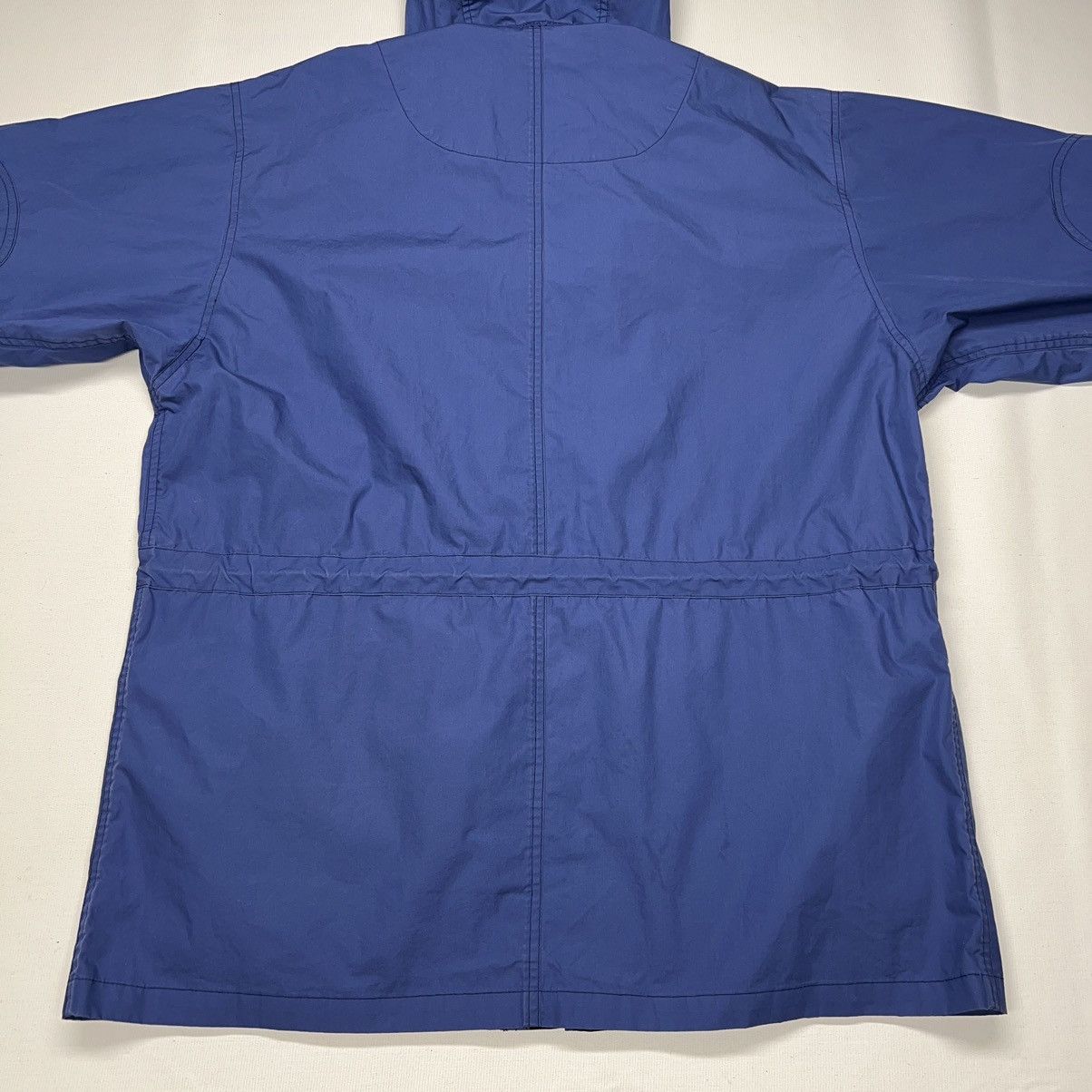 London Fog × Vintage VTG London Fog Jacket Blue Pocket Hood Zip Long Coat Towne Size US L / EU 52-54 / 3 - 14 Thumbnail