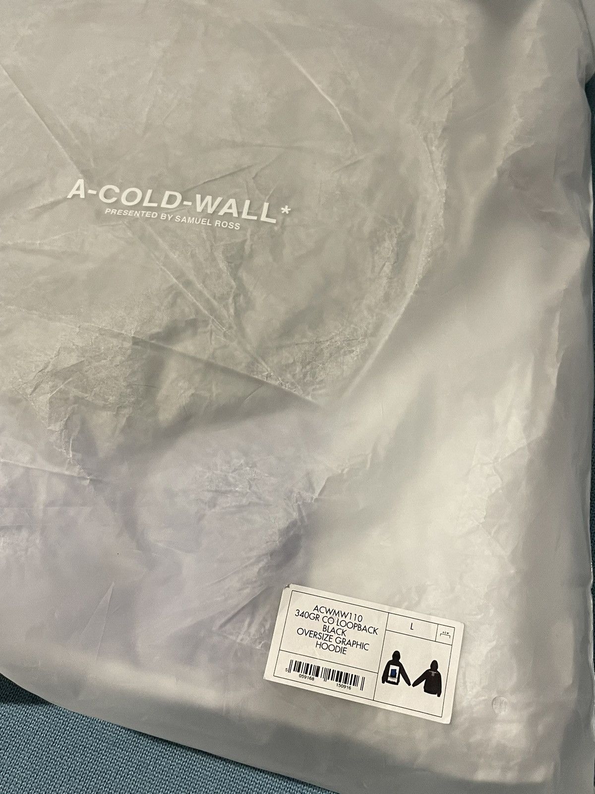 A-COLD-WALL* × Samuel Ross A.C.W OVERSIZE GRAPHIC HOODIE Size US L / EU 52-54 / 3 - 9 Thumbnail