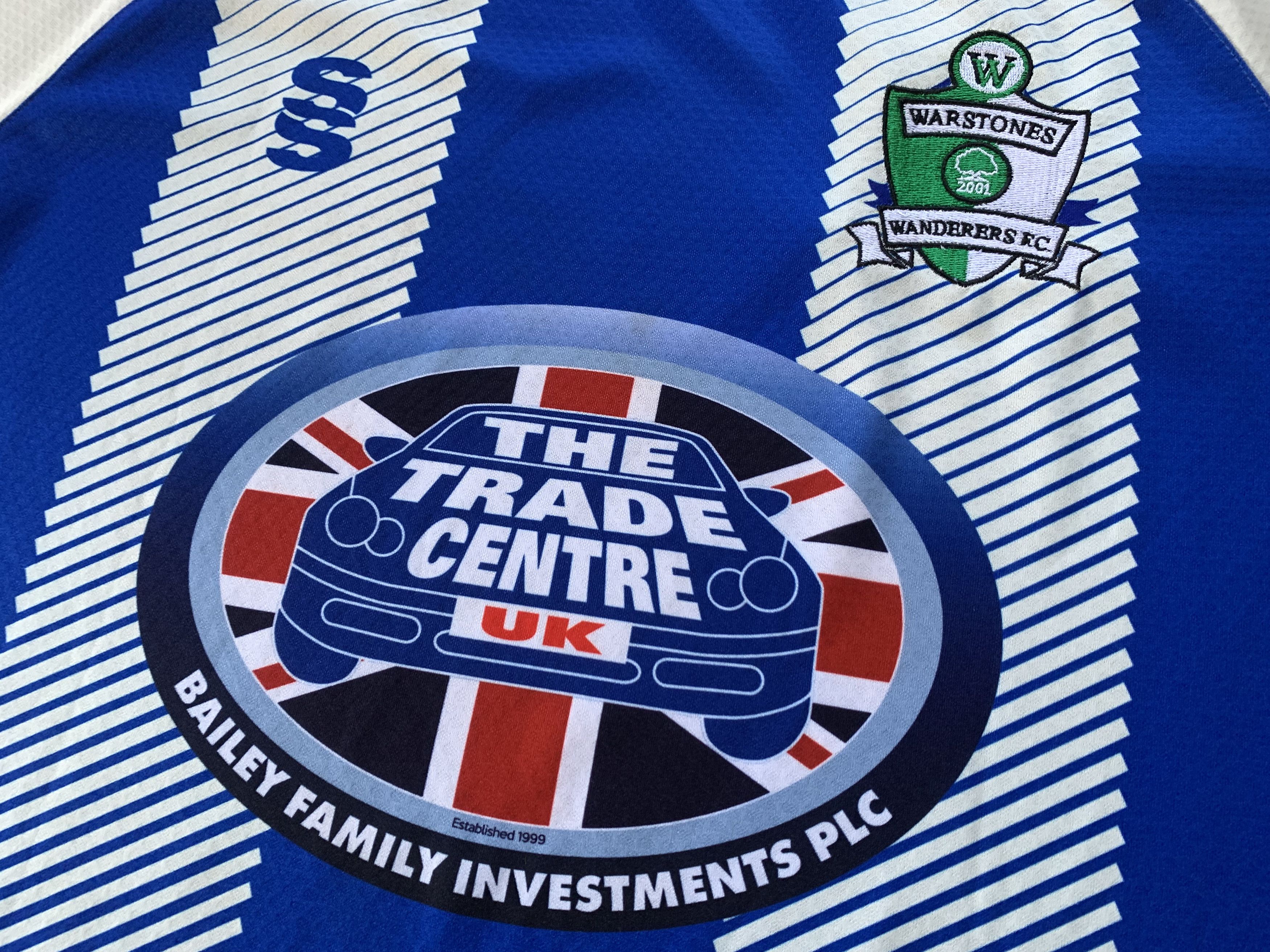 Other Surridge Warstones Wanderers 3 F.C. Jersey Size US L / EU 52-54 / 3 - 4 Thumbnail