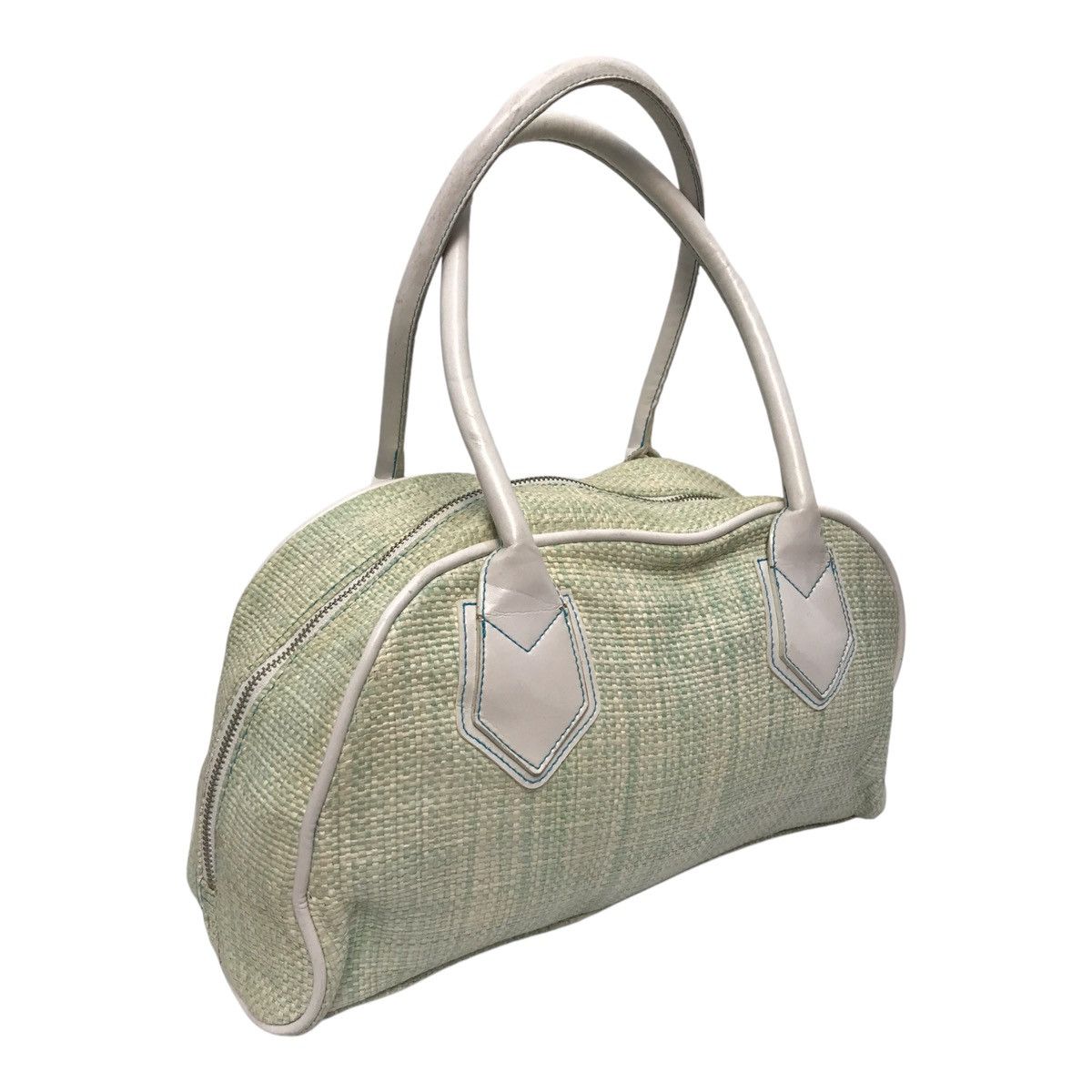Fred Perry × Japanese Brand Fred Perry Light Green Tote Bag Size ONE SIZE - 4 Thumbnail