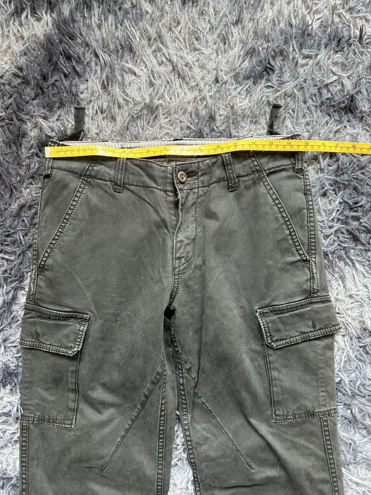 If Six Was Nine 00's Avant-garde Flamingo Firm flared cargo pant Size US 29 - 11 Thumbnail