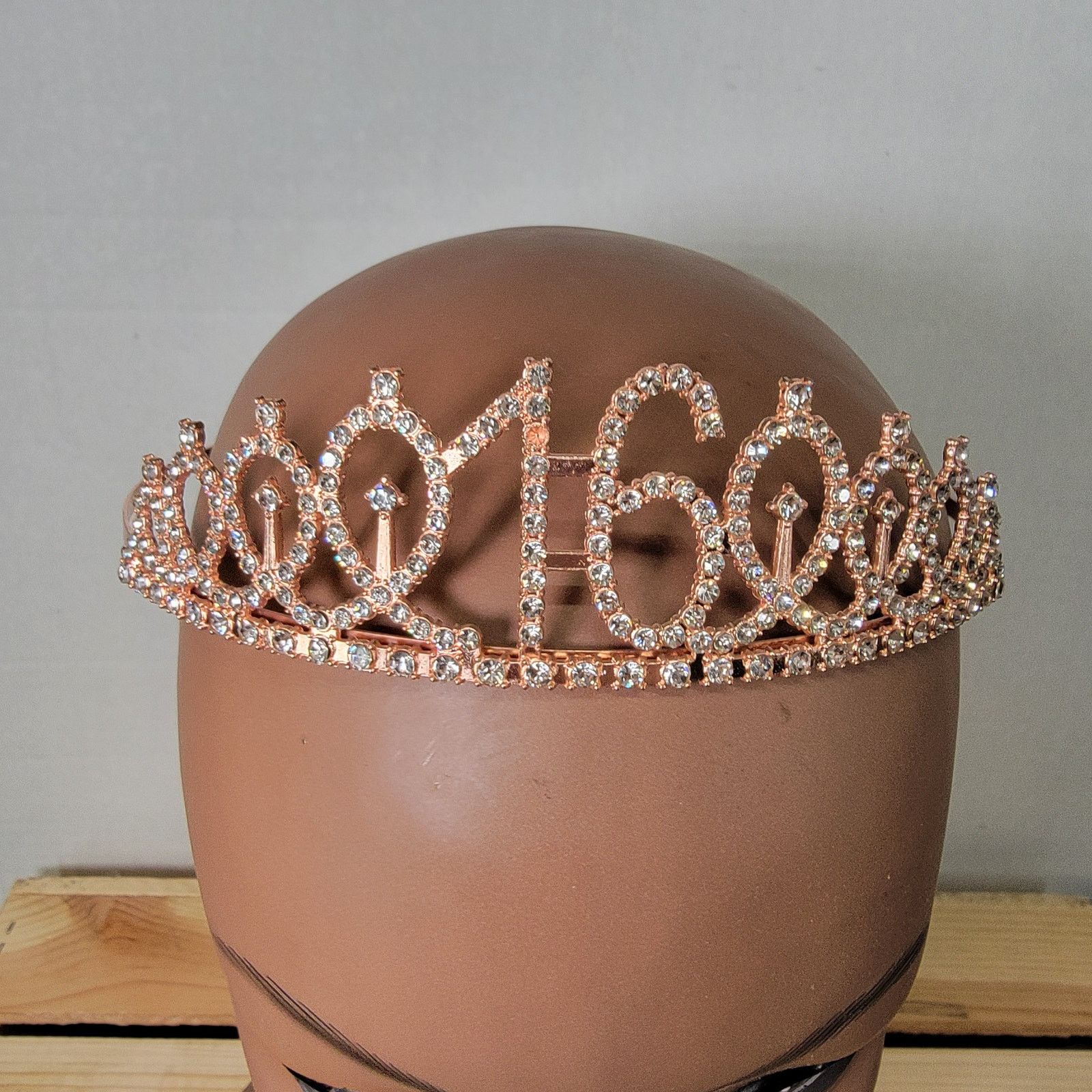 Other Sweet 16 Tiara Birthday Rhinestone Crown for Girls Size ONE SIZE - 3 Thumbnail