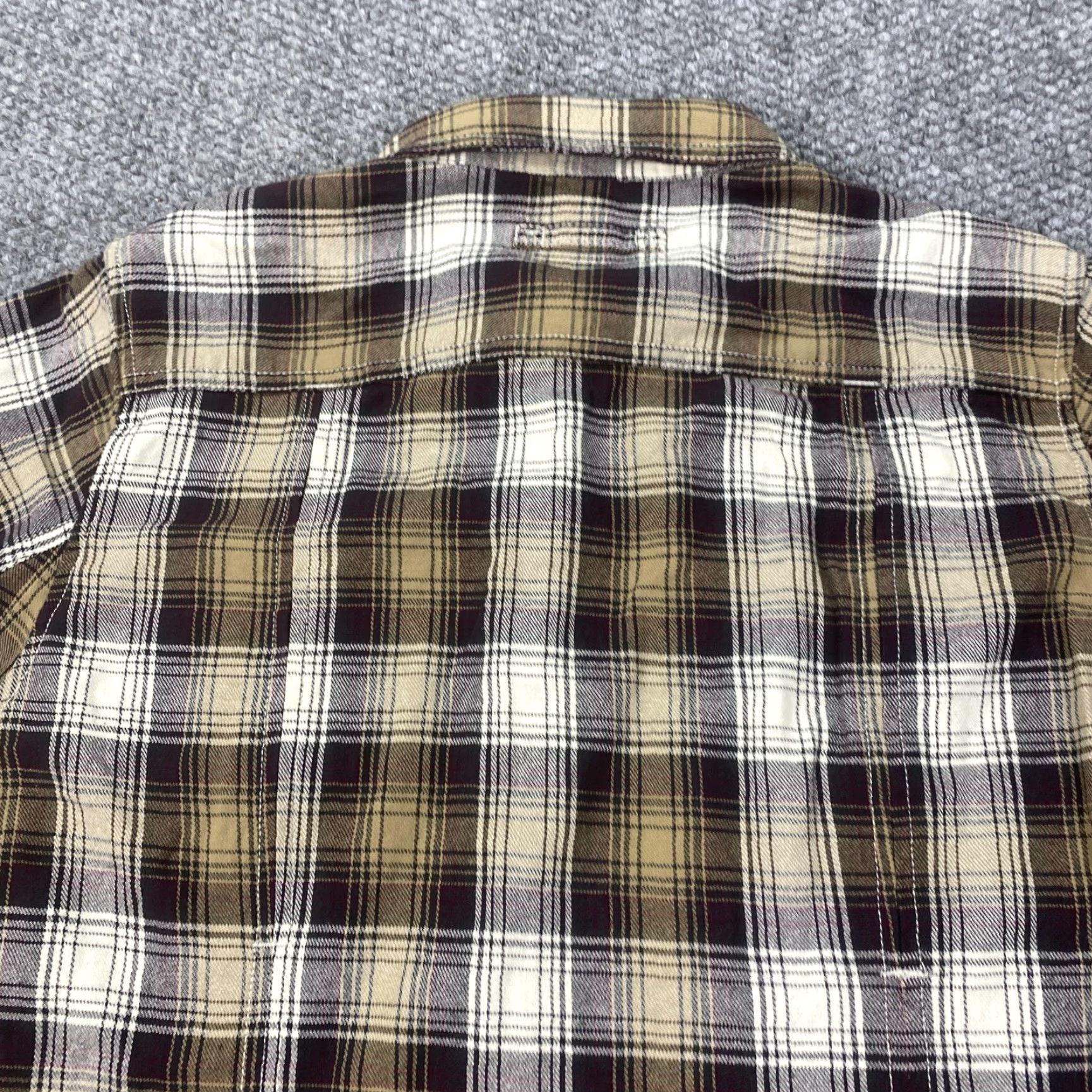 Duluth Trading Company Duluth Trading Co Shirt Mens Medium Brown Plaid Flannel Button Down Long Sleeve Size US M / EU 48-50 / 2 - 6 Thumbnail