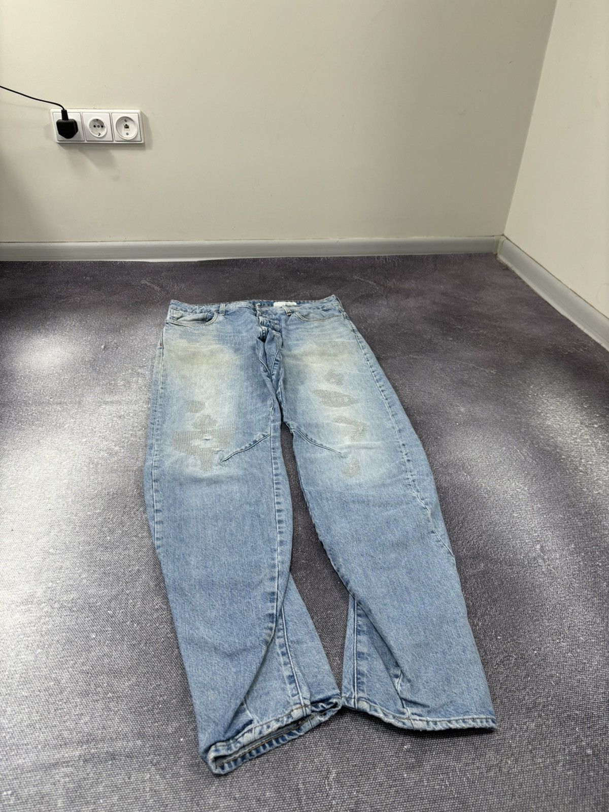 G-Star Vintage G-Star Raw Restored Arc Relaxed Tapered Denim Jeans Size US 32 / EU 48 - 3 Thumbnail