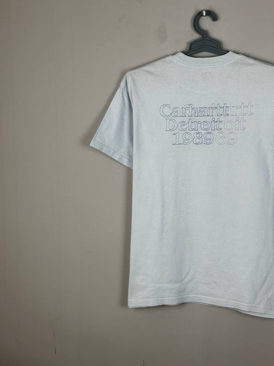 Carhartt Wip Carhartt WIP Blue Duel Logo Streetwear T Shirt Size US M / EU 48-50 / 2 - 10 Thumbnail