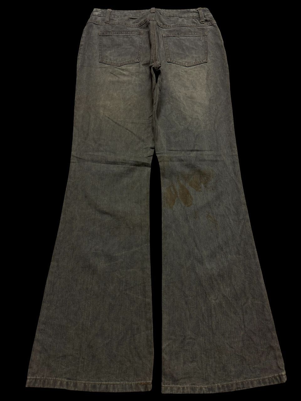 Japanese Brand FLARED Bell Bottom Vtg Japanese Insane Rusty Mudwash Size US 28 / EU 44 - 2 Thumbnail