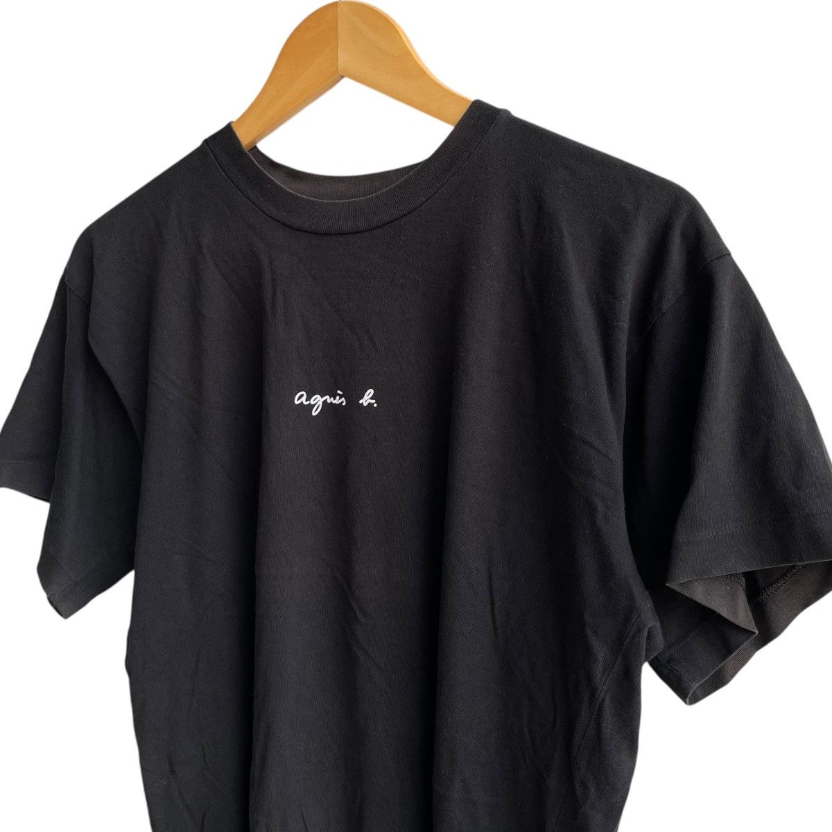 Vintage × agnes b. 🇫🇷 Vintage Agnes B. small logo black Tee-shirt Size US S / EU 44-46 / 1 - 4 Thumbnail