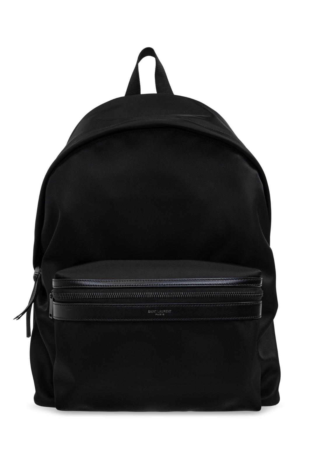 YSL City Black Canvas/Leather Backpack New