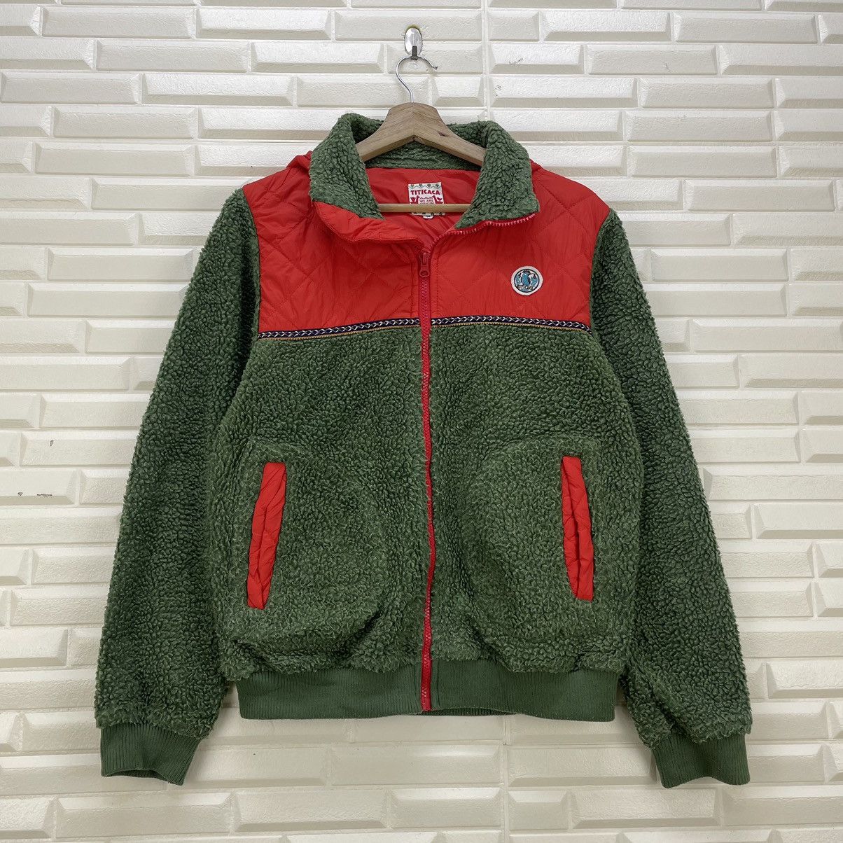 Vintage Nice Design Very Awesome Titicaca Deep Pile Hooded Two tone Size US M / EU 48-50 / 2 - 3 Thumbnail
