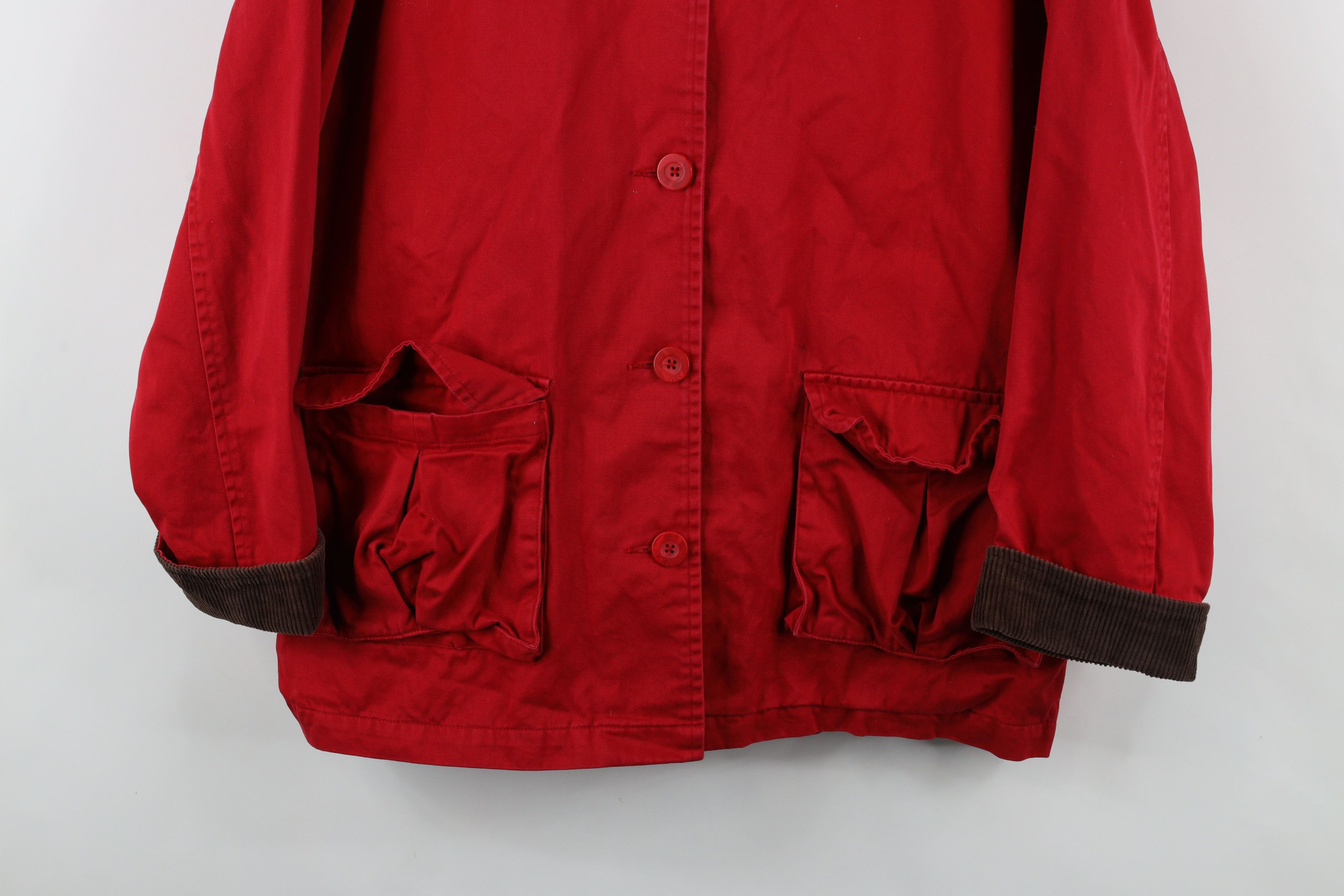 Vintage Vintage 90s Streetwear Flannel Lined Chore Barn Jacket Size S / US 4 / IT 40 - 3 Thumbnail
