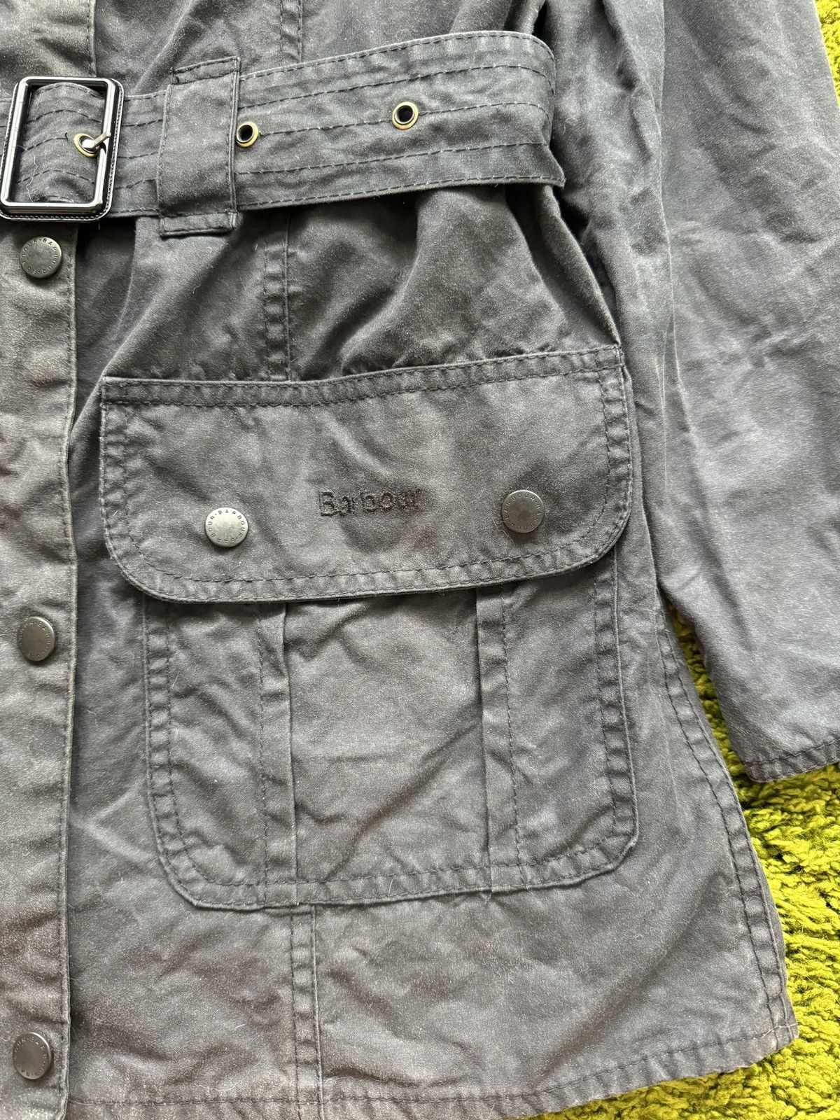 Barbour × Designer Barbour waxed belted jacket Size M / US 6-8 / IT 42-44 - 7 Thumbnail