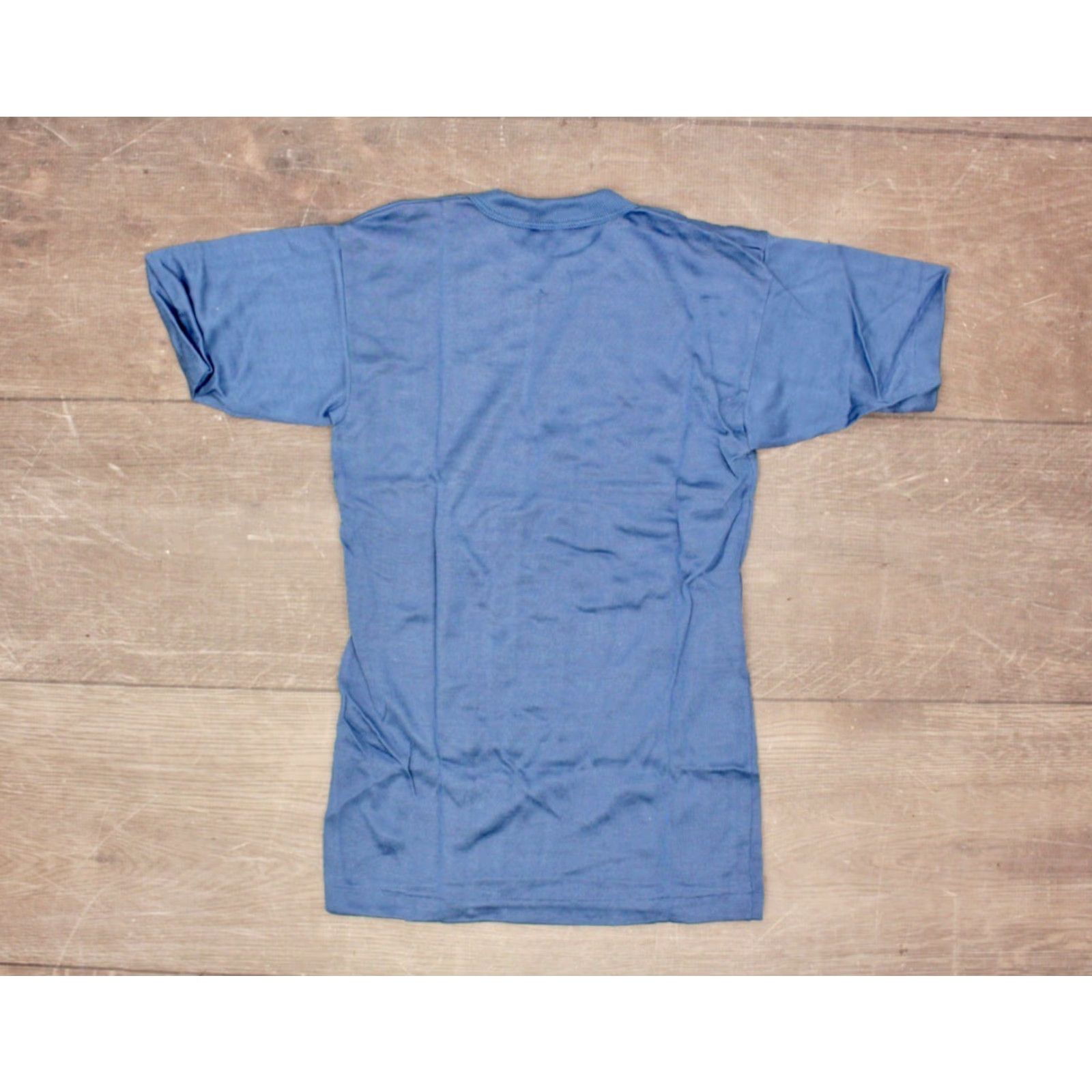 Vintage VTG 1960s Lot of 12 NOS Boy's Blue Blank Durene T Shirts Sz L 60s T-Shirt Size US L / EU 52-54 / 3 - 3 Thumbnail