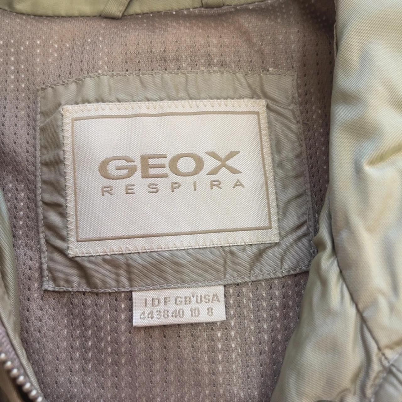 Geox Geox Respira Khaki Light Full Zip Snap Button Jacket Womens Size M / US 6-8 / IT 42-44 - 2 Thumbnail