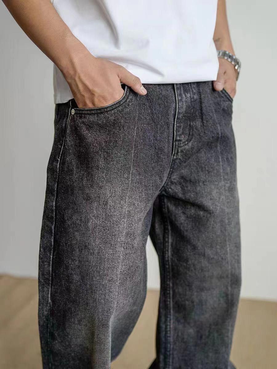 Washed Baggy Denim Jeans