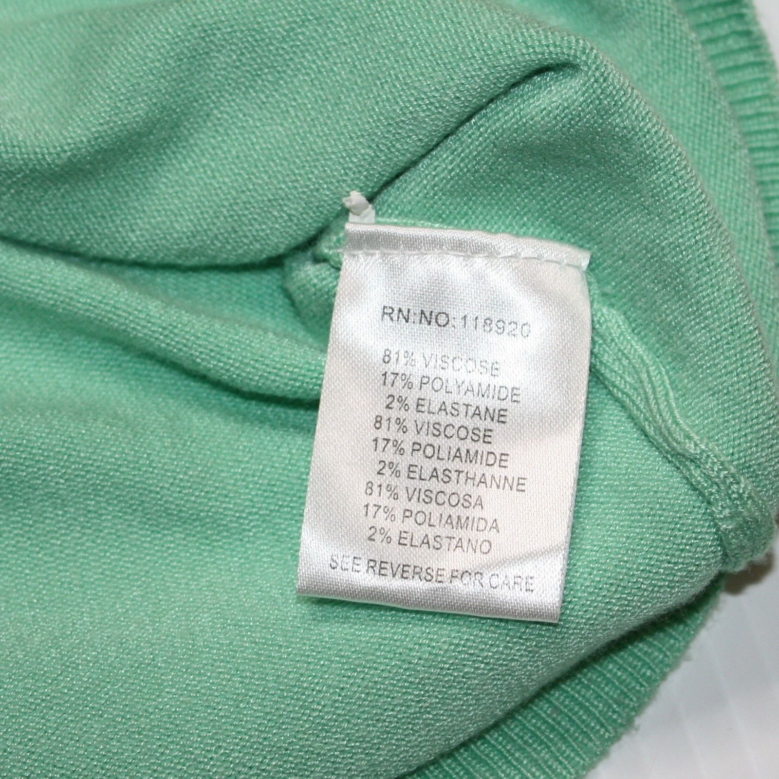 Other Toi et Moi Studded Mint Green V-neck Cardigan in size M/L Size M / US 6-8 / IT 42-44 - 6 Thumbnail