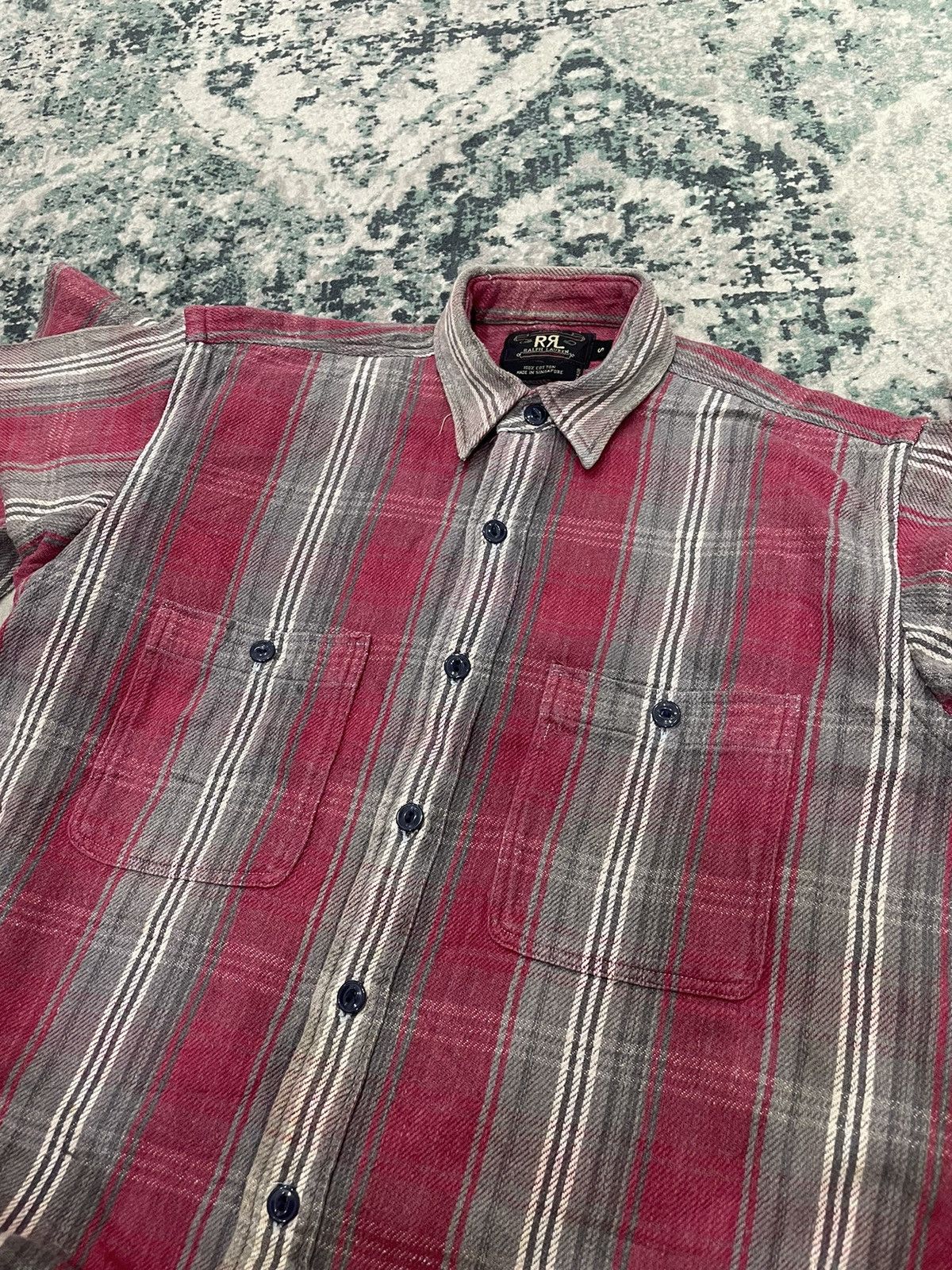 RRL Ralph Lauren RRL Ralph Lauren Heavy Cotton flannel Size US L / EU 52-54 / 3 - 8 Thumbnail