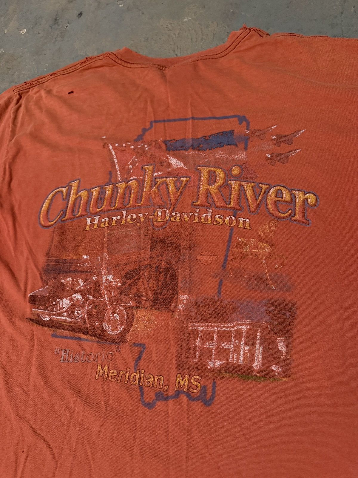 Harley Davidson Vintage Faded and Distressed 2004 Harley Davidson Tee Size US L / EU 52-54 / 3 - 9 Thumbnail
