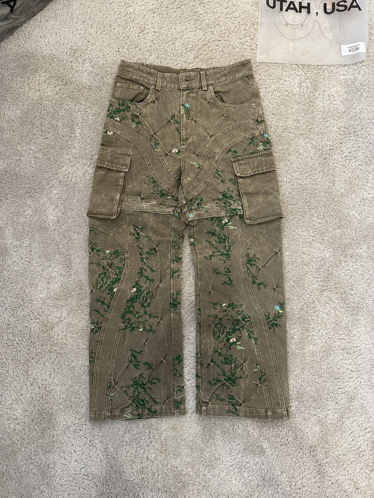 Bad Son Badson Overgrowth Convertible Denim Cargo Pant | Grailed