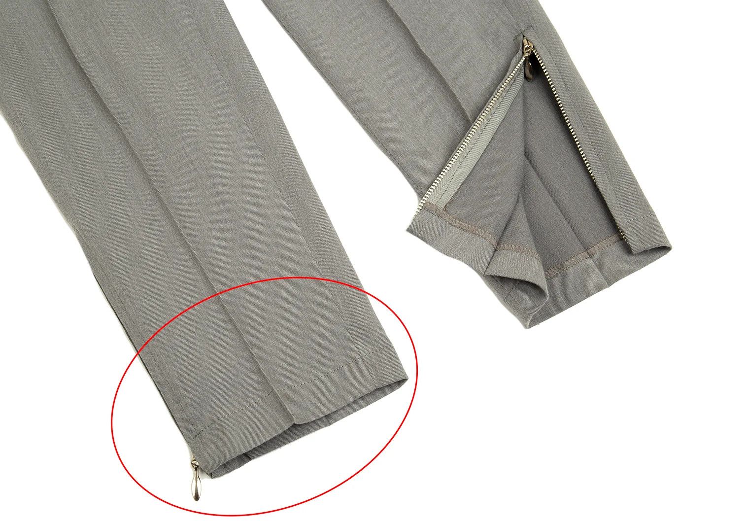 Jean Paul Gaultier Junior Gaultier Tapered Slacks Pants in Gray Size 46 Size US 30 / EU 46 - 10 Thumbnail