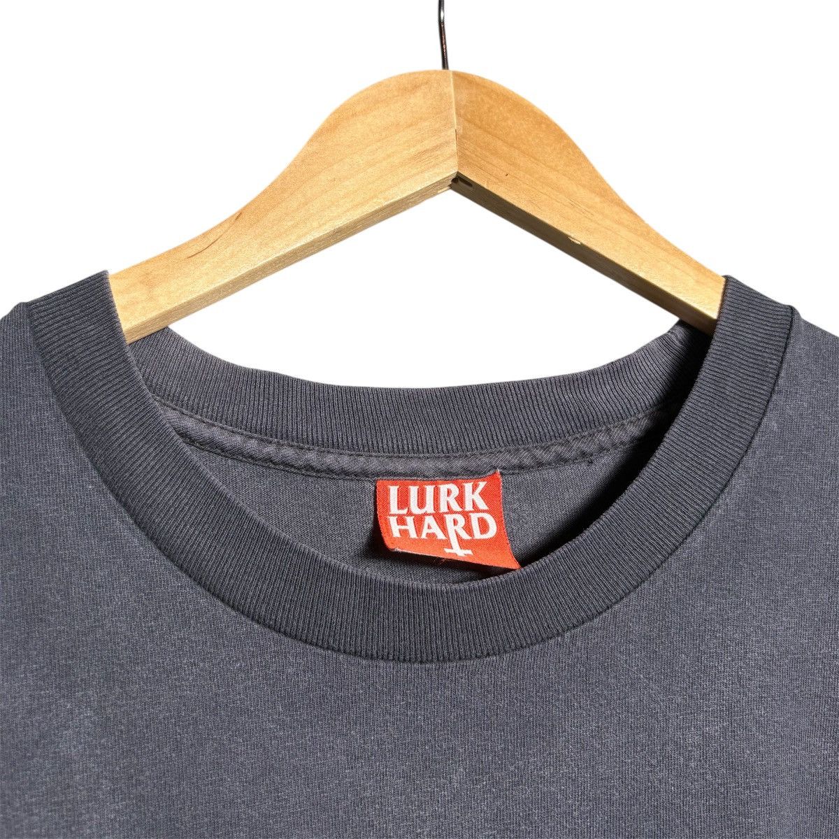 Vintage Vintage 90s Lurk Hard Skateboard Punk Girl Graphic T-Shirt Size US L / EU 52-54 / 3 - 6 Thumbnail