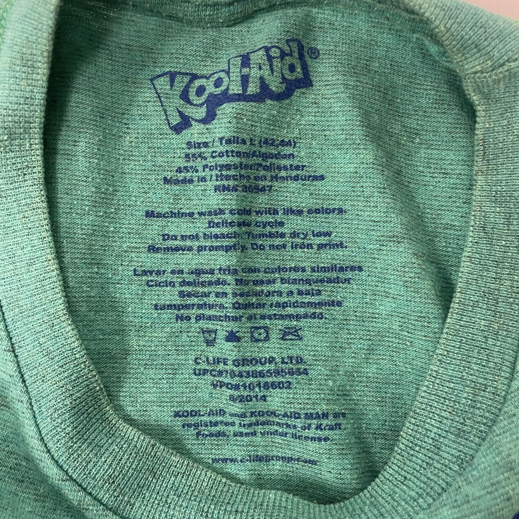 Other Vtg KOOL AID HEATHER Green Blue SMILE Streetwear T Shirt Size US L / EU 52-54 / 3 - 3 Thumbnail