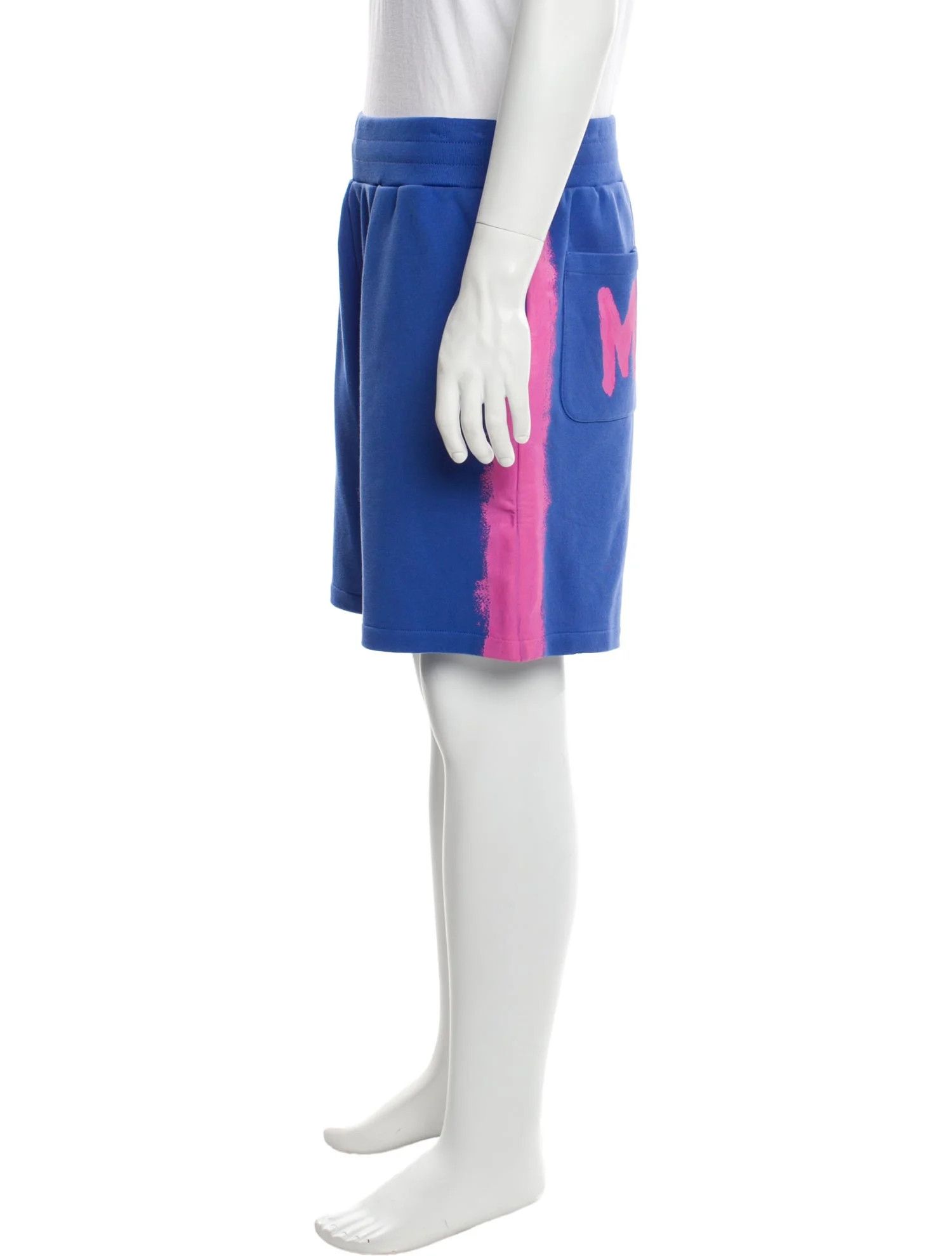 Moschino o1y0225 Short in Blue/Pink Size US 34 / EU 50 - 2 Thumbnail