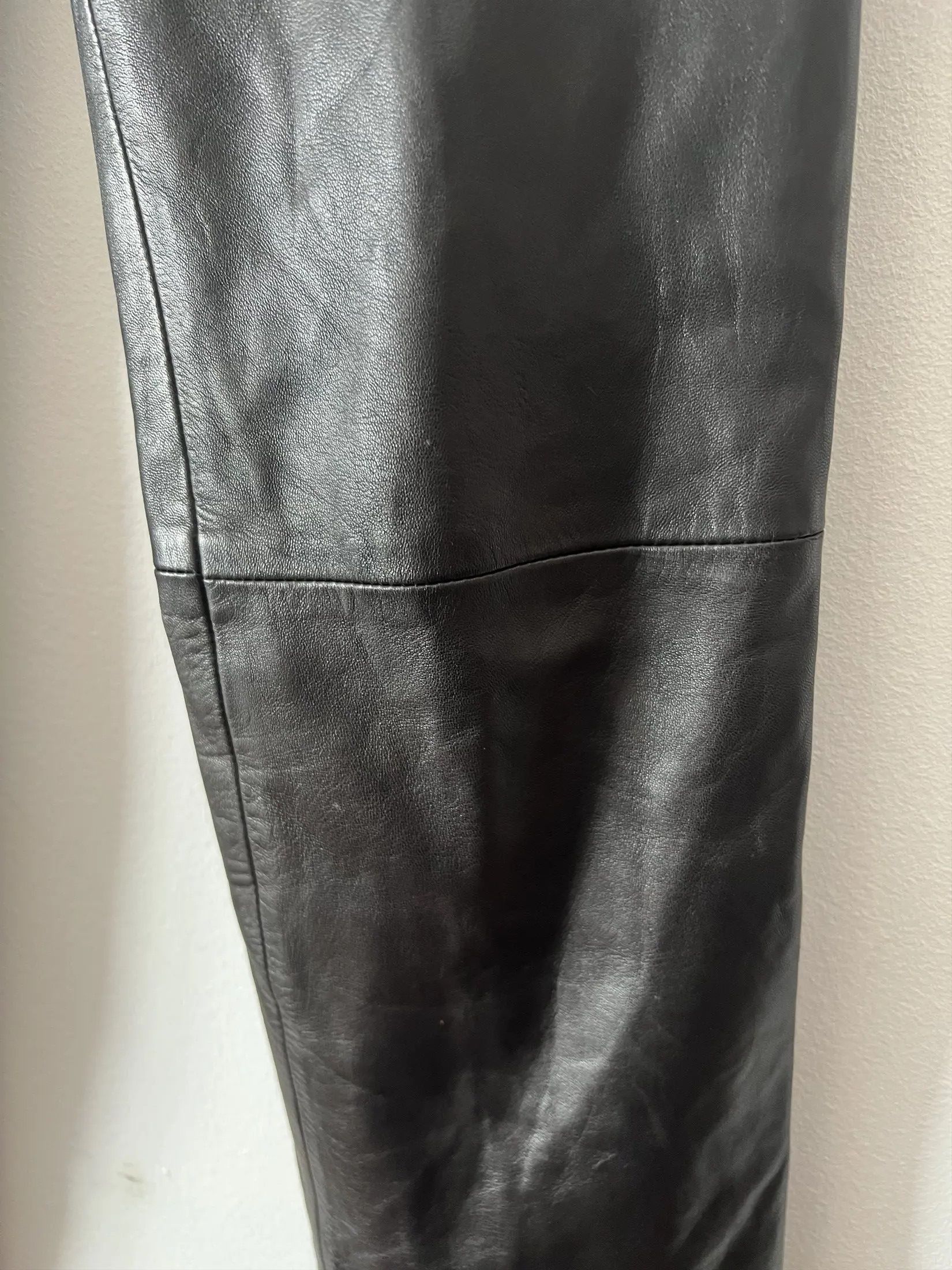 Prada High Quality Leather Pants Size 26" / US 2 / IT 38 - 5 Thumbnail