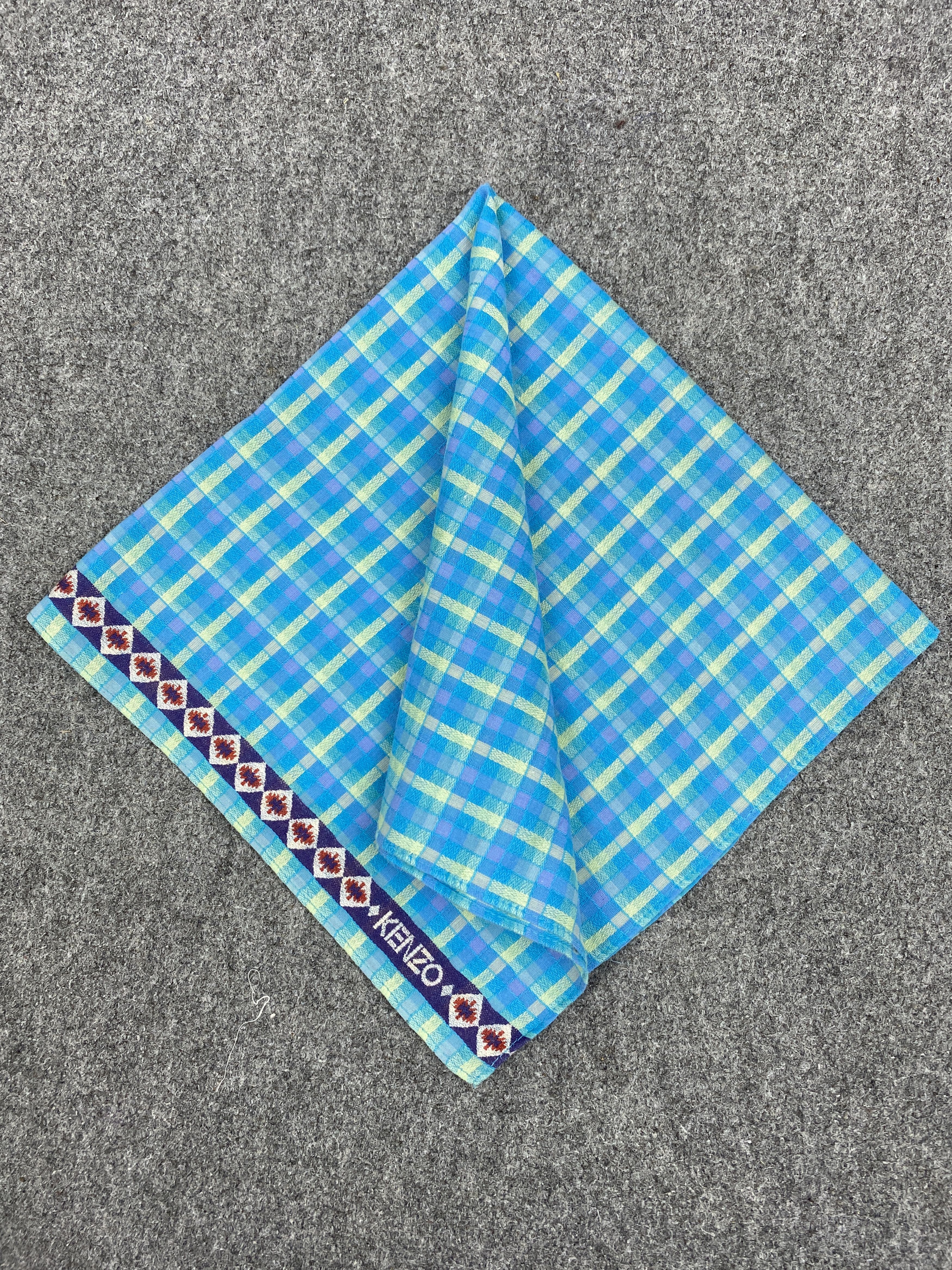 Kenzo × Vintage Kenzo Handkerchief / Bandana / Neckerchief HKC0383 Size ONE SIZE - 3 Thumbnail