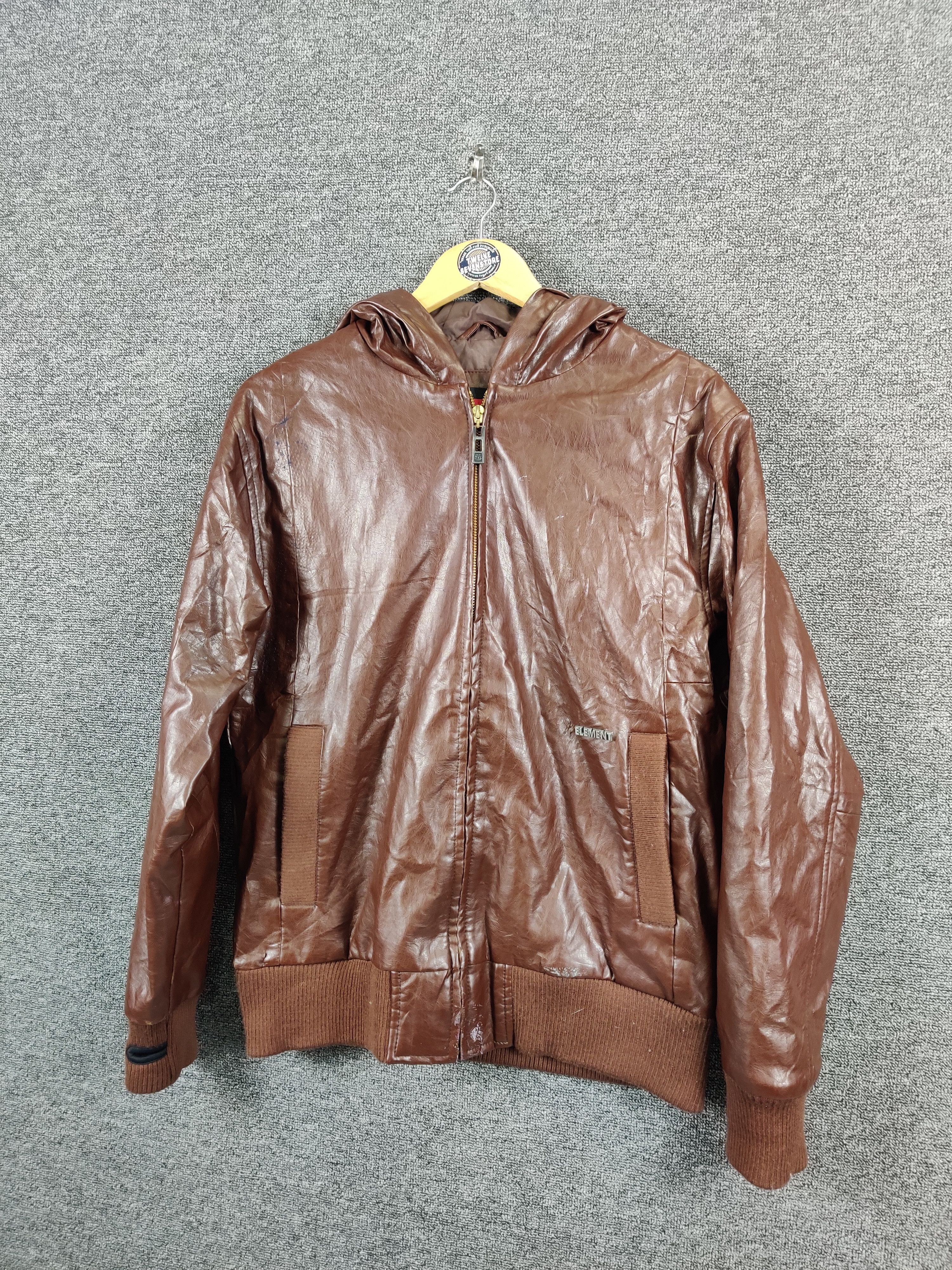 Element Vintage Element Skateboard PVC Bomber Jacket Size US M / EU 48-50 / 2 - 2 Thumbnail