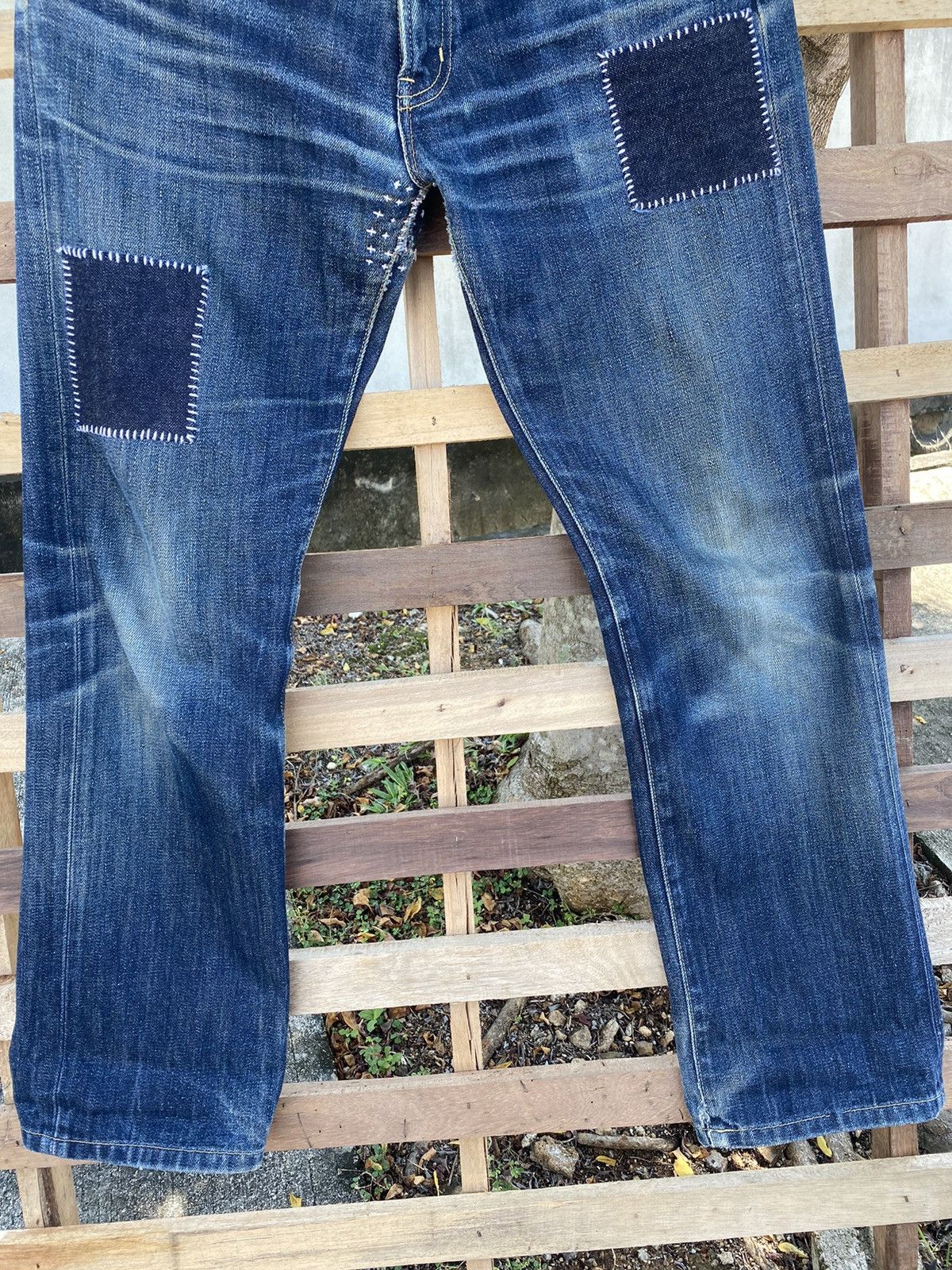 Uniqlo 🔥 Offer Best 🔥 Vintage Distressed Uniqlo Jeans S002 Size US 33 - 5 Thumbnail