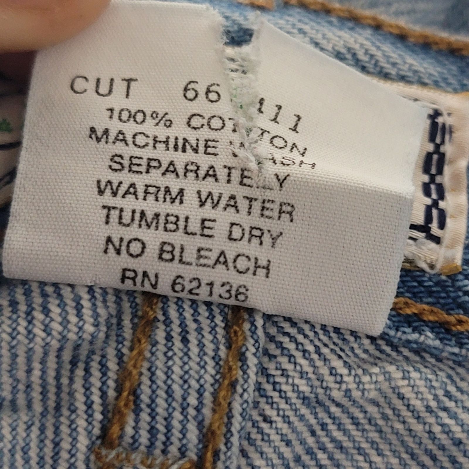 Guess Vintage 90s Guess Jeans High Rise Faded Distressed Jeans Size 37" - 11 Thumbnail