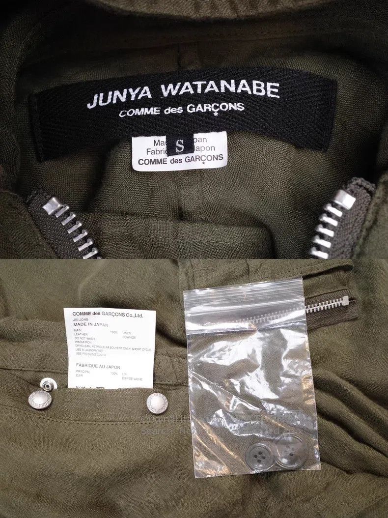 Junya Watanabe Junya Watanabe Linen Military Hooded Women's Jacket Size S / US 4 / IT 40 - 8 Thumbnail