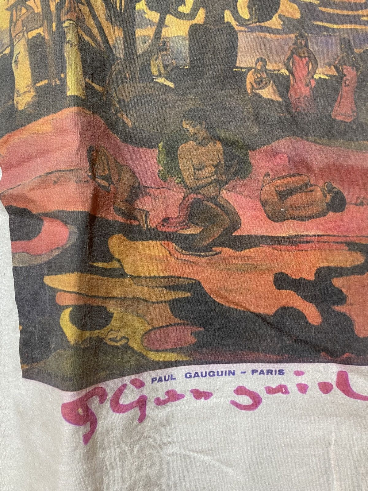 Vintage Paul Gauguin art painter vintage 90s shirt day of god Size US XL / EU 56 / 4 - 6 Thumbnail
